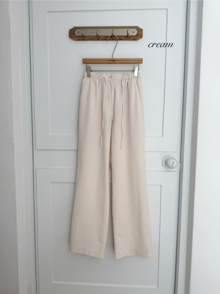 Hiyann - Korean Women Fashion - #momslook - Coco Banding Pants - 3
