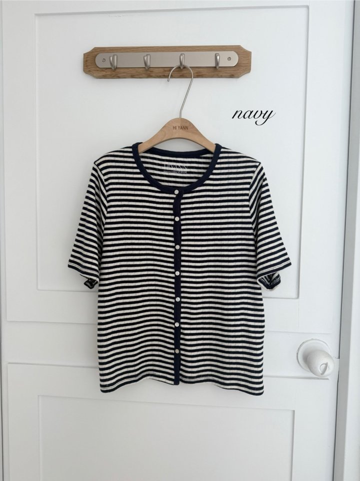Hiyann - Korean Women Fashion - #momslook - Diamond Cardigan - 6