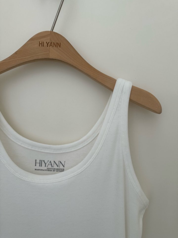 Hiyann - Korean Women Fashion - #momslook - Ribbed Sleeveless - 3