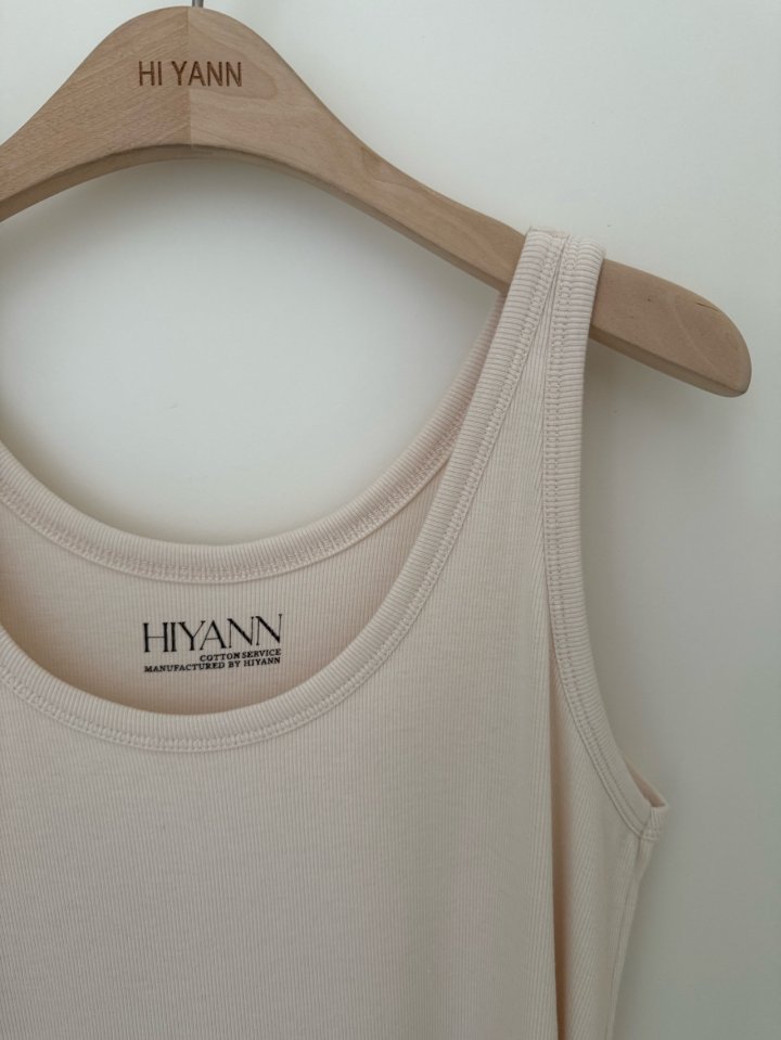 Hiyann - Korean Women Fashion - #momslook - Ribbed Sleeveless - 7