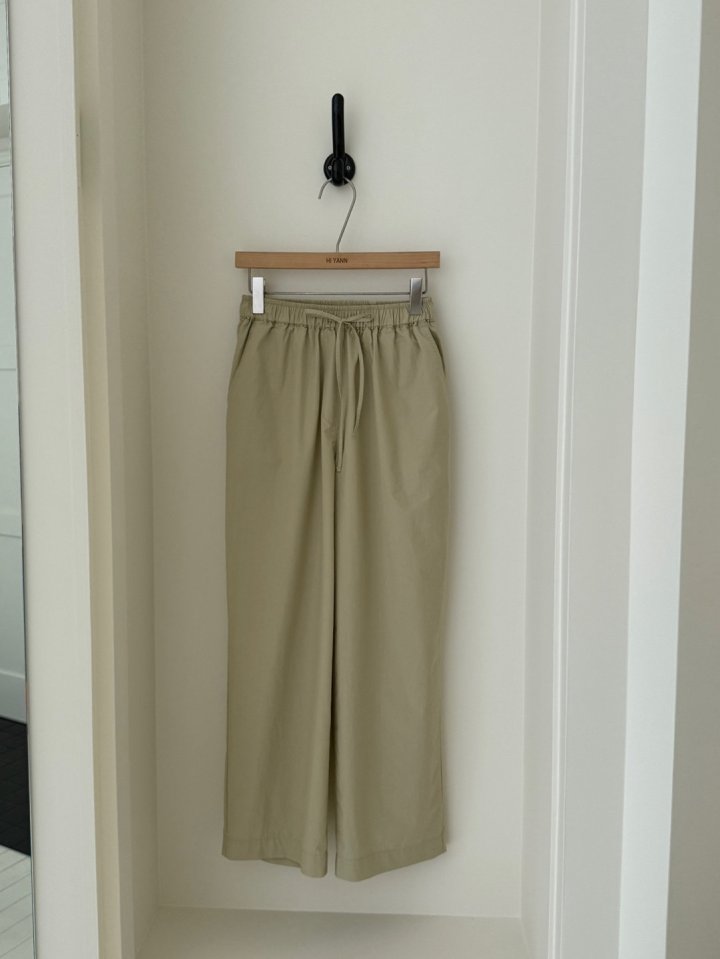 Hiyann - Korean Women Fashion - #womensfashion - Oatmeal Banding Pants - 4