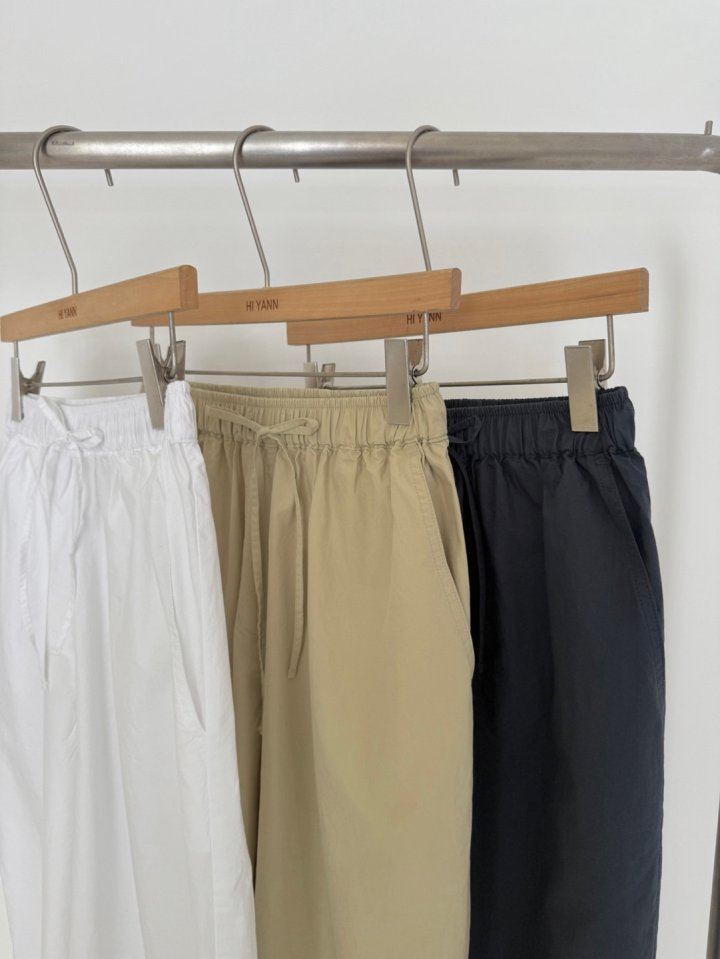 Hiyann - Korean Women Fashion - #momslook - Oatmeal Banding Pants - 8