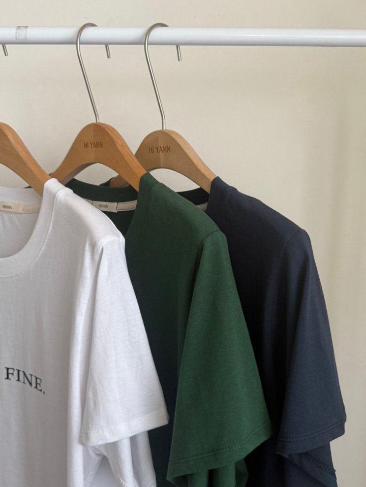 Hiyann - Korean Women Fashion - #momslook - Pine Tee - 2
