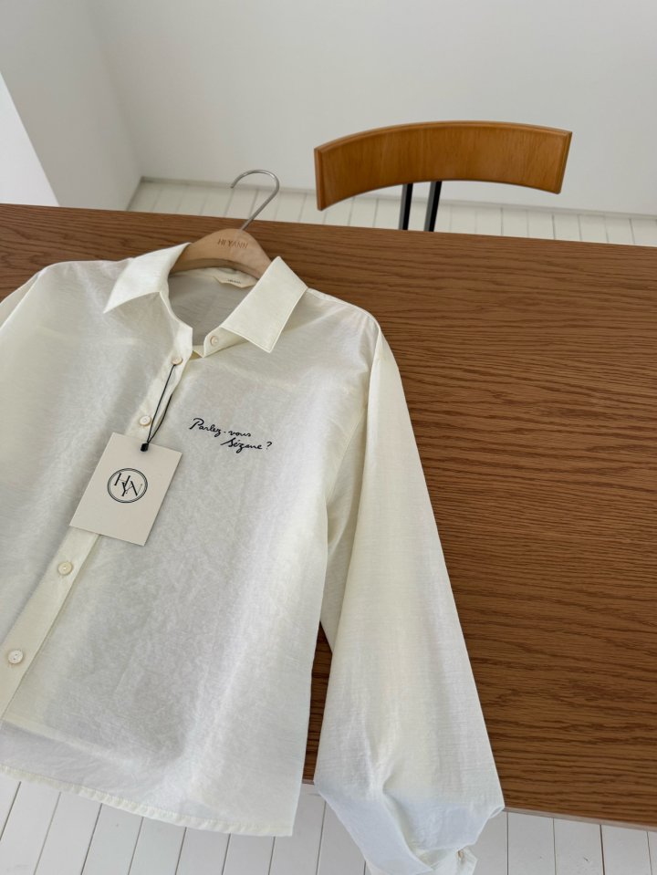 Hiyann - Korean Women Fashion - #momslook - Cropped Rora Shirt - 11