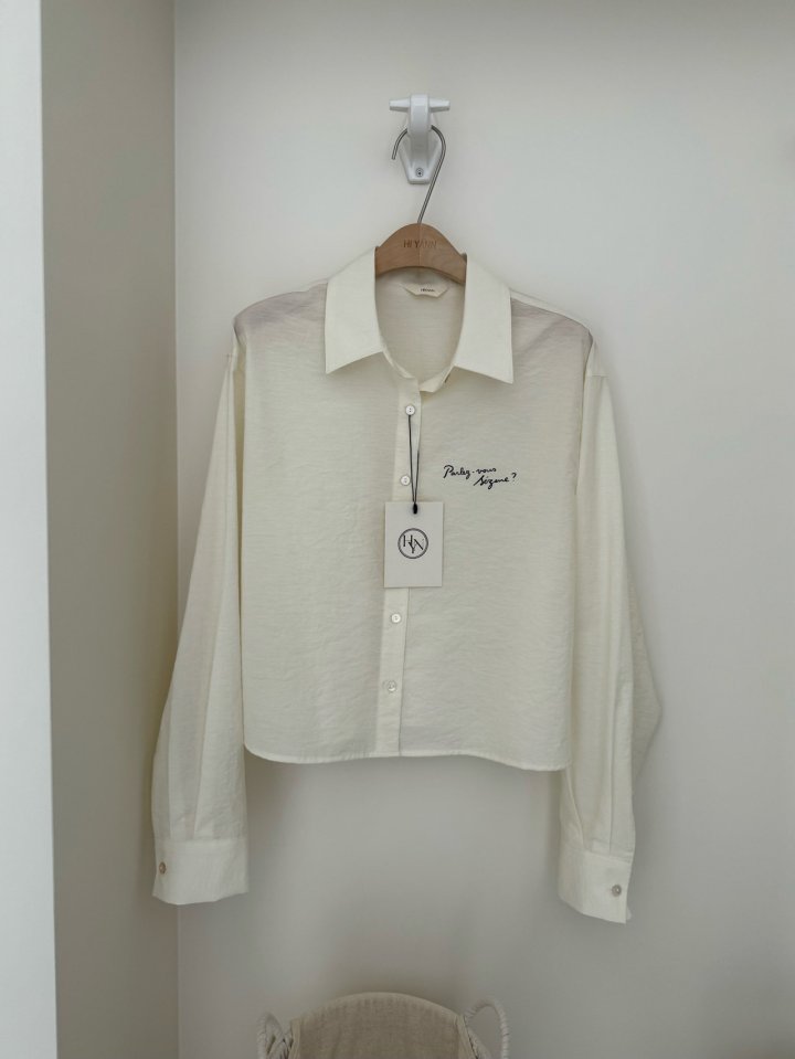 Hiyann - Korean Women Fashion - #romanticstyle - Cropped Rora Shirt - 3