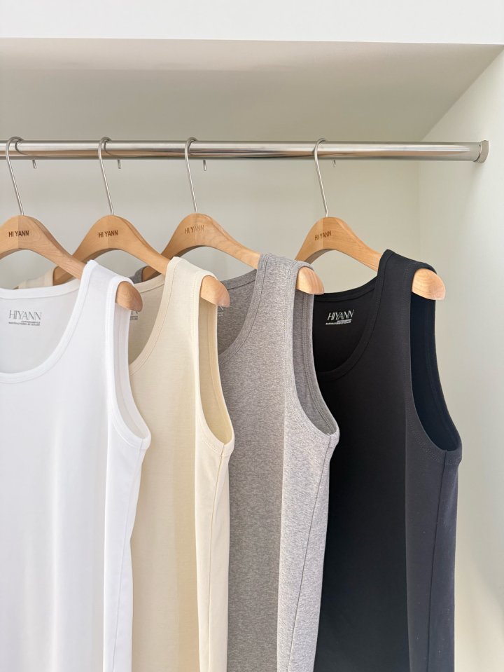 Hiyann - Korean Women Fashion - #romanticstyle - Cozy Sleeveless - 2