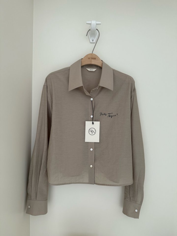 Hiyann - Korean Women Fashion - #thatsdarling - Cropped Rora Shirt - 5