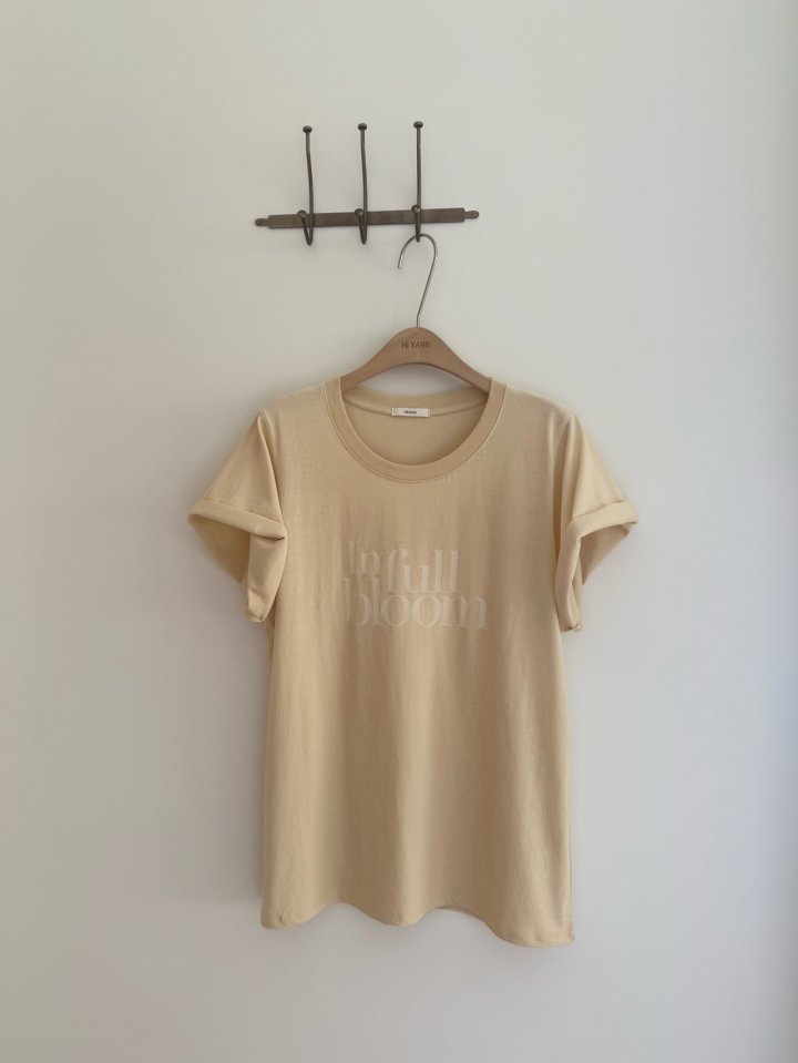 Hiyann - Korean Women Fashion - #vintageinspired - Bloom Tee - 4