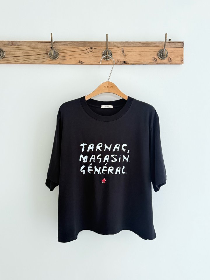 Hiyann - Korean Women Fashion - #momslook - Star Tee - 4