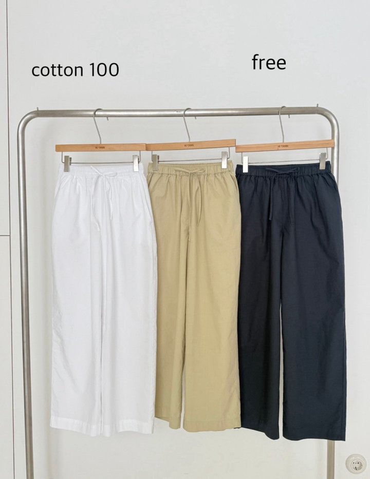 Hiyann - Korean Women Fashion - #womensfashion - Oatmeal Banding Pants