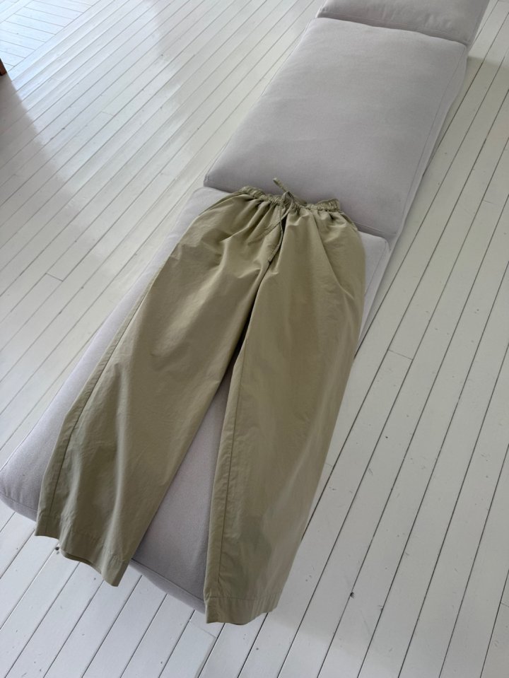 Hiyann - Korean Women Fashion - #womensfashion - Oatmeal Banding Pants - 11