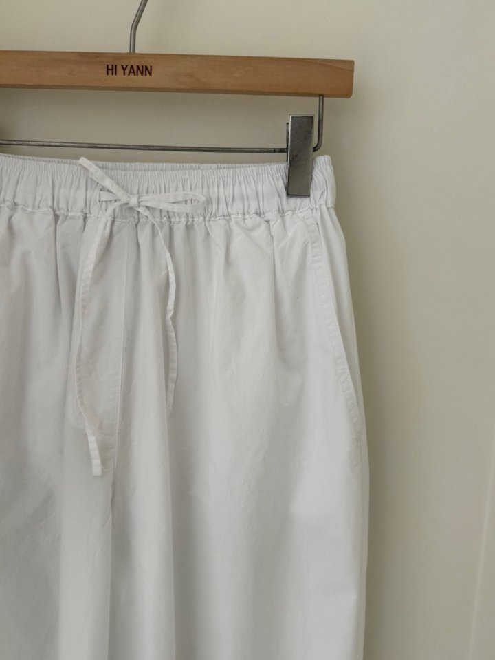 Hiyann - Korean Women Fashion - #womensfashion - Oatmeal Banding Pants - 3