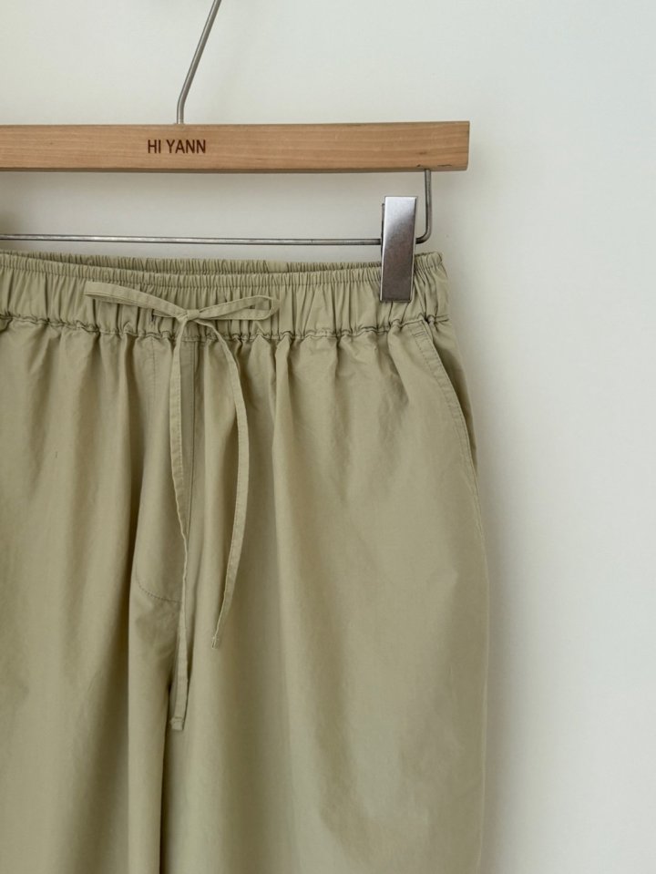 Hiyann - Korean Women Fashion - #womensfashion - Oatmeal Banding Pants - 5