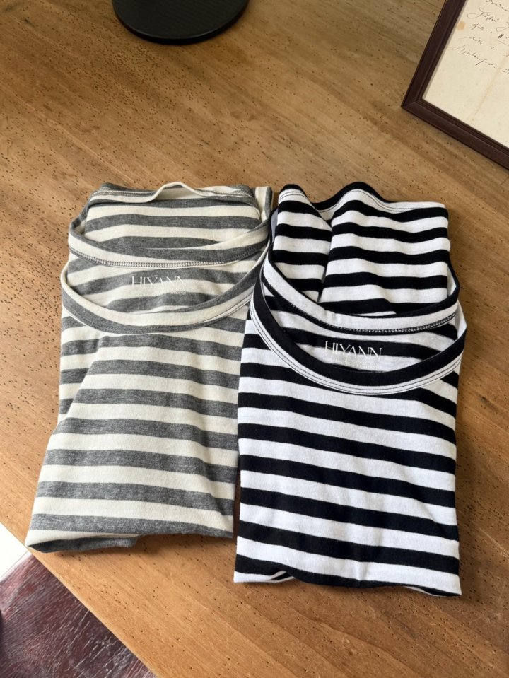 Hiyann - Korean Women Fashion - #womensfashion - Gauze Stripe Sleeveless - 10
