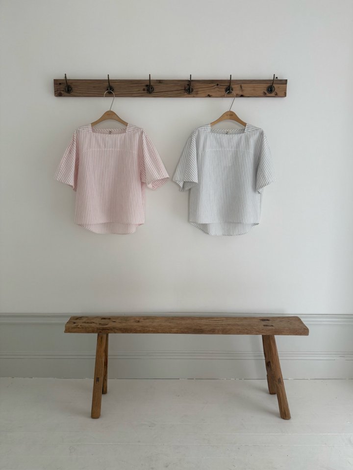 Hiyann - Korean Women Fashion - #womensfashion - Salt Short Sleeve Blouse - 10