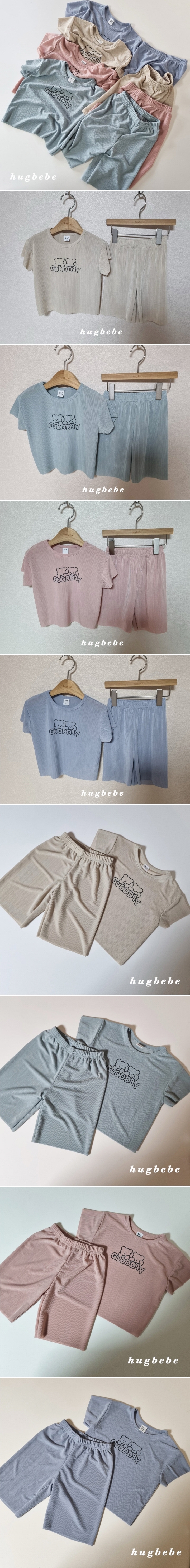 Hug Bebe - Korean Children Fashion - #fashionkids - Teddy Bear Pleats Set