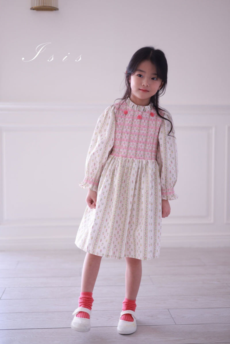 Isis - Korean Children Fashion - #childofig - Vertical Floral One-piece - 12