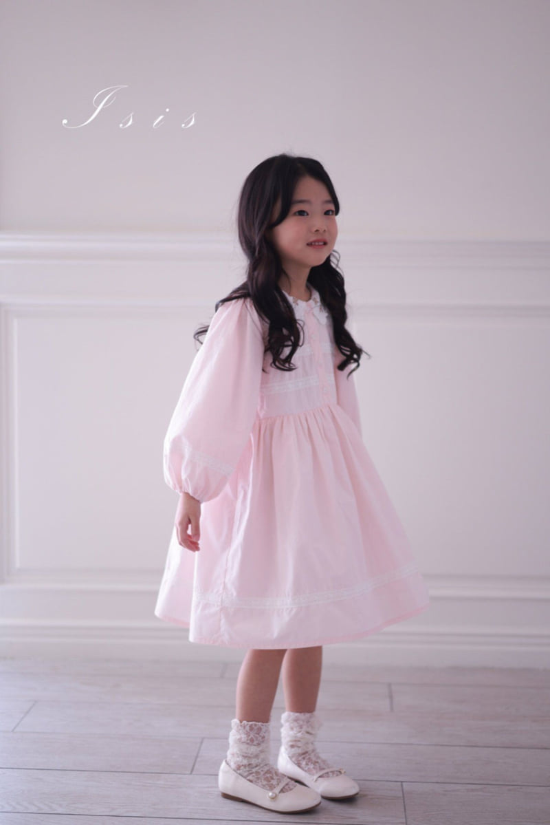 Isis - Korean Children Fashion - #fashionkids - 3-Layer Lace One-piece - 2