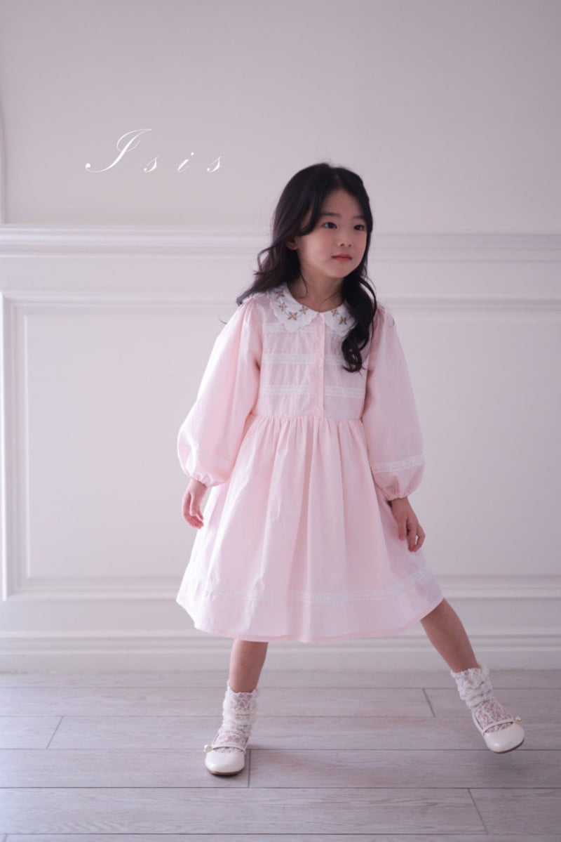 Isis - Korean Children Fashion - #kidsshorts - 3-Layer Lace One-piece - 3