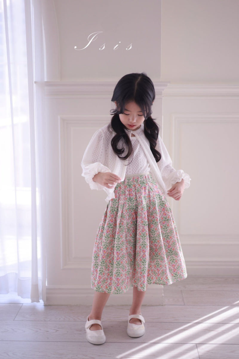 Isis - Korean Children Fashion - #kidsstore - Pleated Maxi Skirt - 7