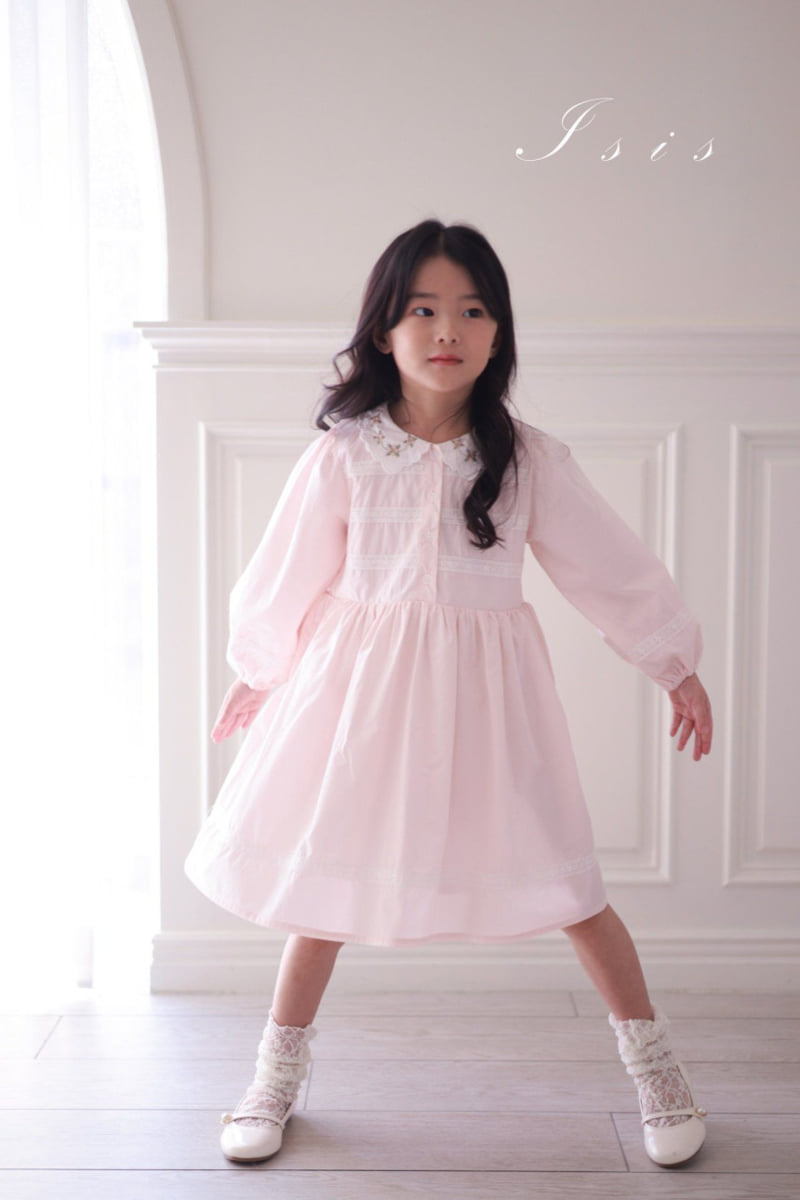 Isis - Korean Children Fashion - #kidsshorts - 3-Layer Lace One-piece - 4