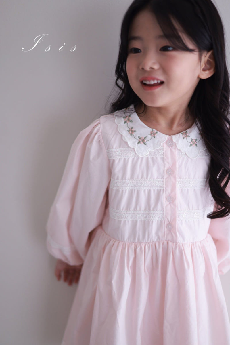 Isis - Korean Children Fashion - #kidzfashiontrend - 3-Layer Lace One-piece - 5