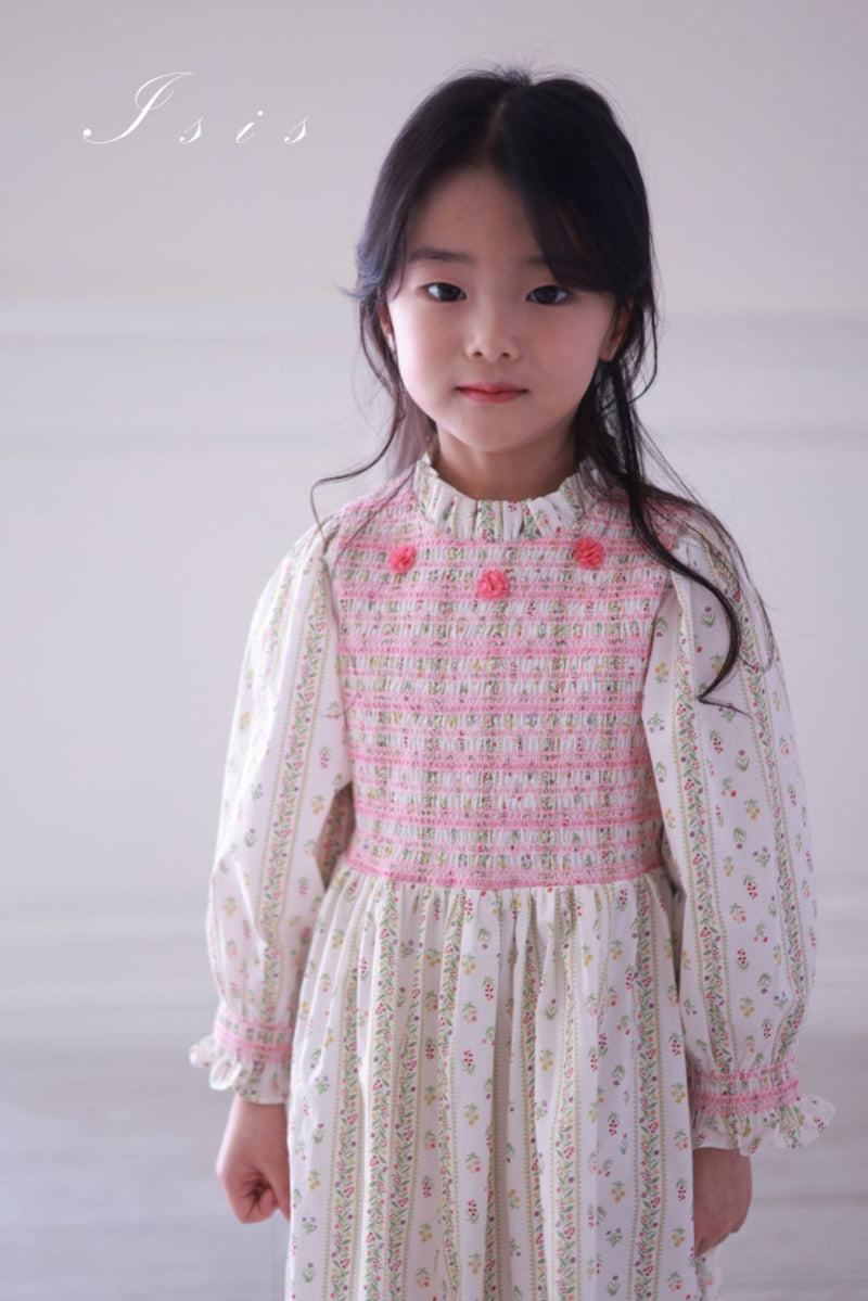 Isis - Korean Children Fashion - #kidzfashiontrend - Vertical Floral One-piece - 3