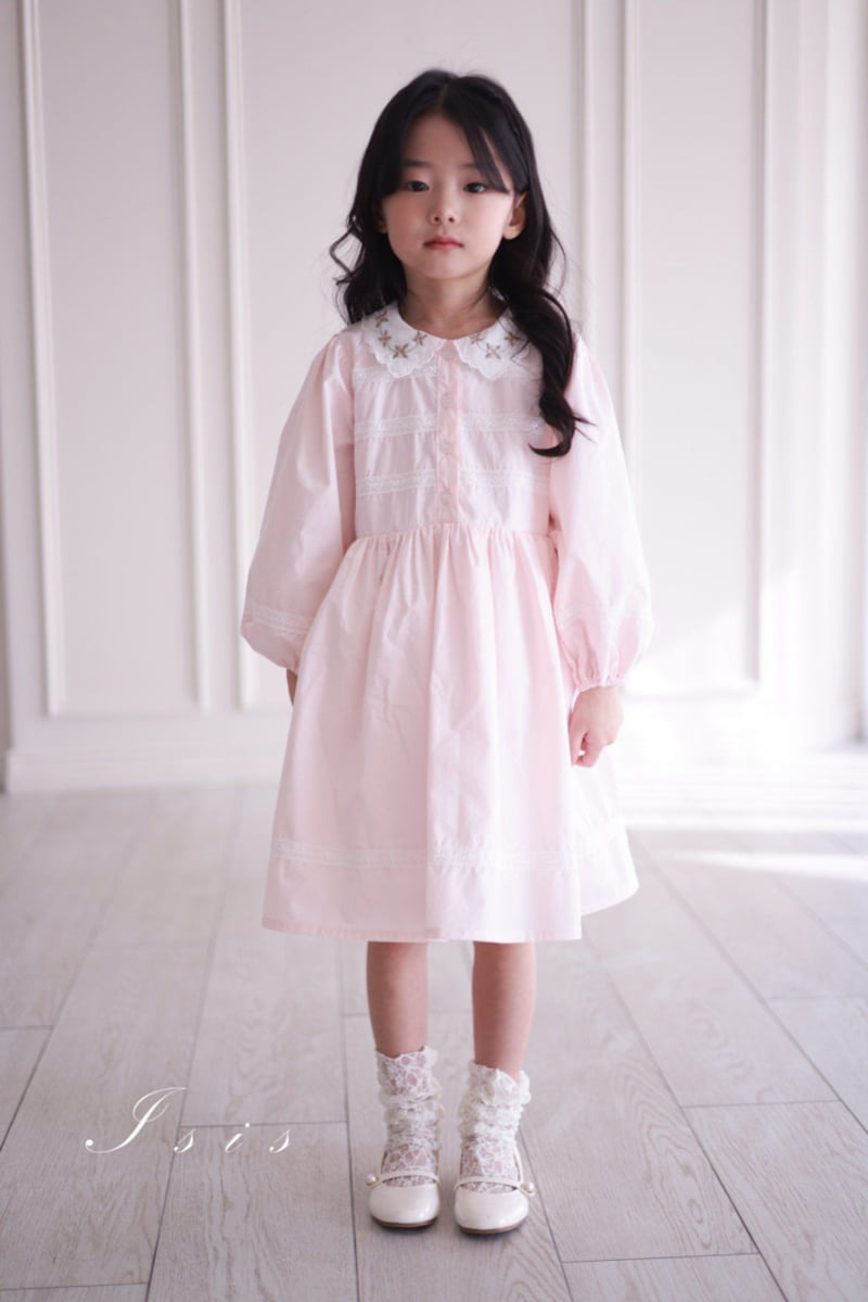 Isis - Korean Children Fashion - #littlefashionista - 3-Layer Lace One-piece - 7