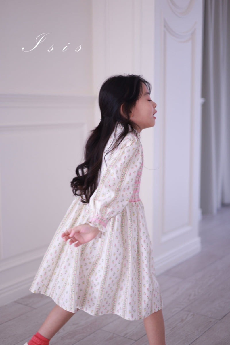 Isis - Korean Children Fashion - #minifashionista - Vertical Floral One-piece - 7