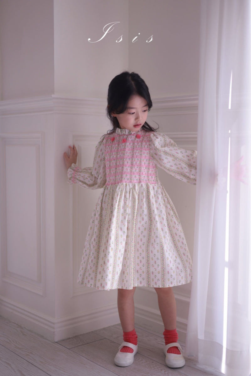 Isis - Korean Children Fashion - #toddlerclothing - Vertical Floral One-piece - 10