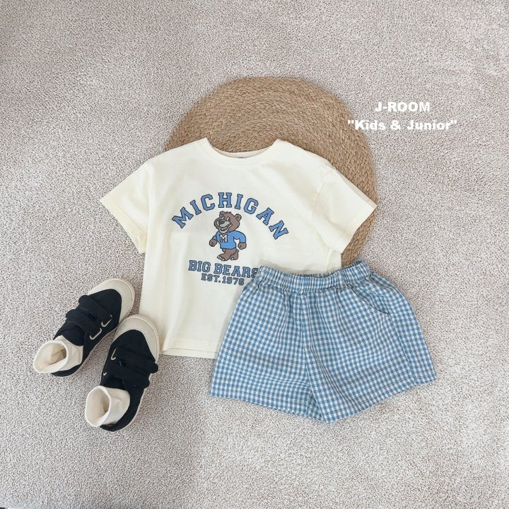 J-Room - Korean Children Fashion - #Kfashion4kids - Michigan Check Set - 6