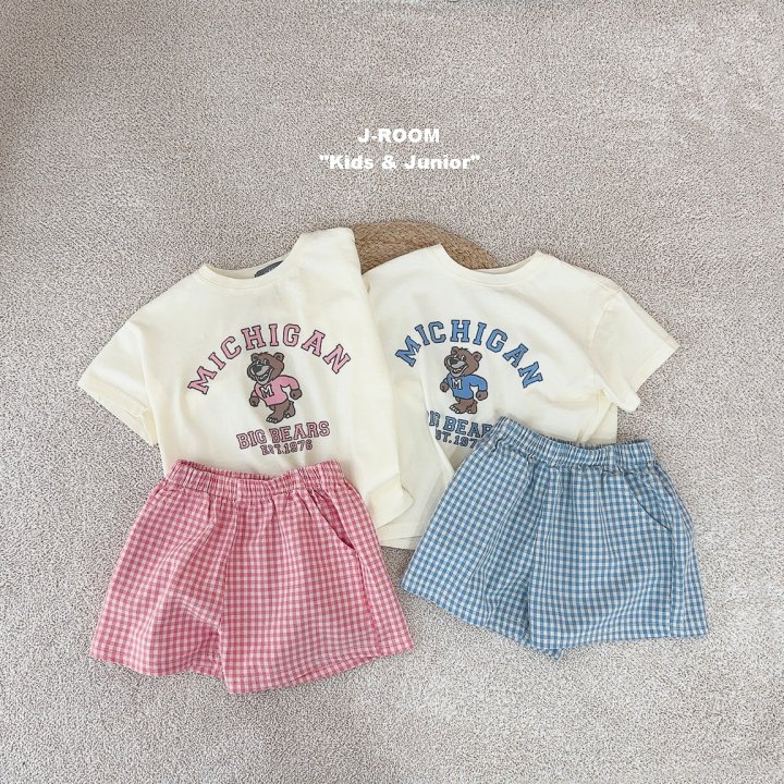 J-Room - Korean Children Fashion - #discoveringself - Michigan Check Set