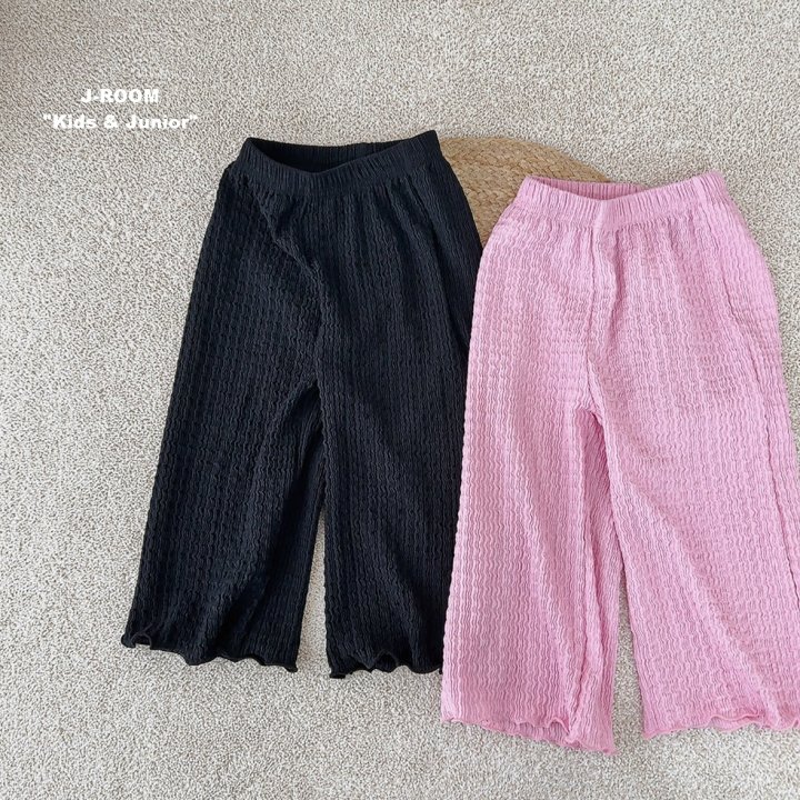 J-Room - Korean Children Fashion - #fashionkids - Wrinkled Wide Pants - 3
