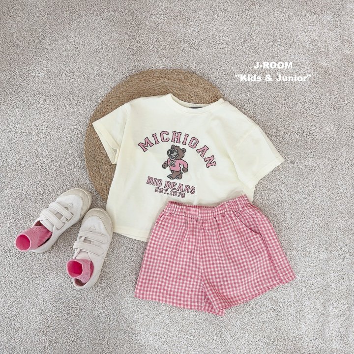 J-Room - Korean Children Fashion - #kidzfashiontrend - Michigan Check Set - 5
