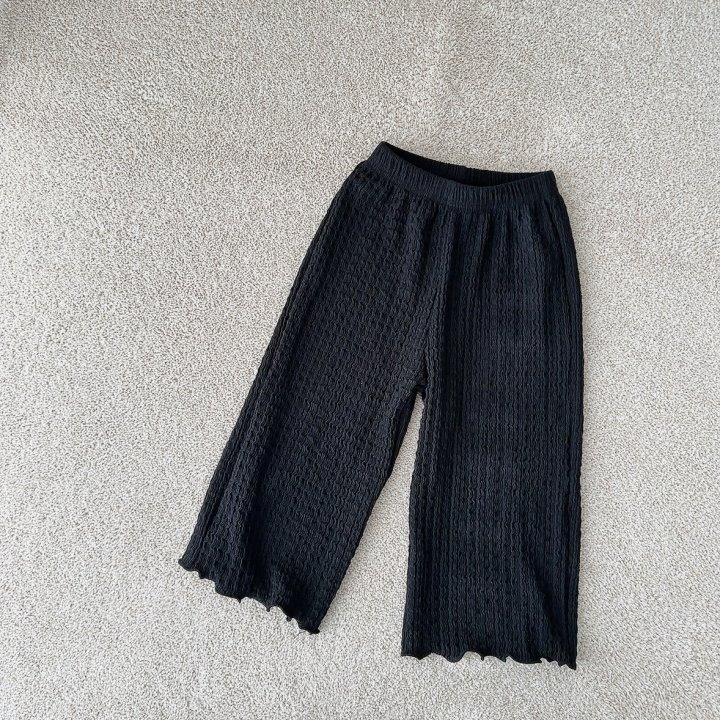 J-Room - Korean Children Fashion - #littlefashionista - Wrinkled Wide Pants - 8