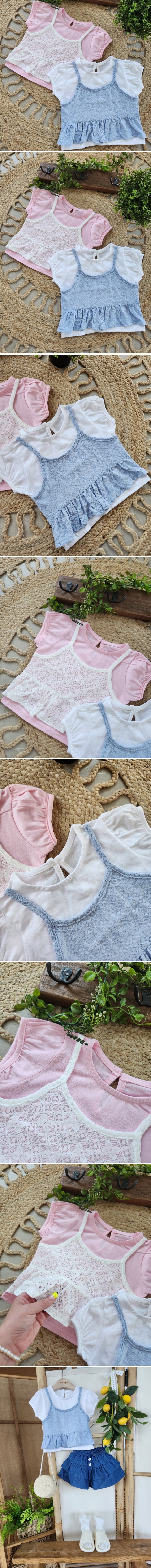 Jazz - Korean Children Fashion - #magicofchildhood - Lace Blouse - 2