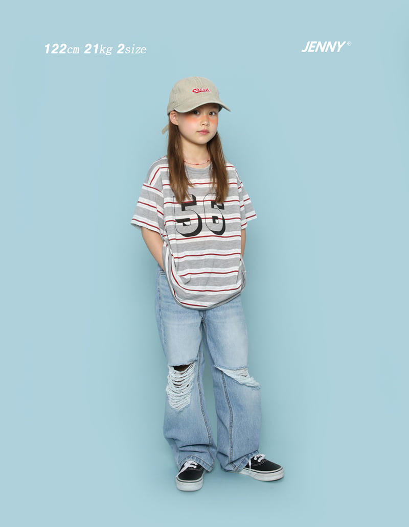 Jenny Basic - Korean Children Fashion - #Kfashion4kids - 2505 Vintage Denim Pants - 2
