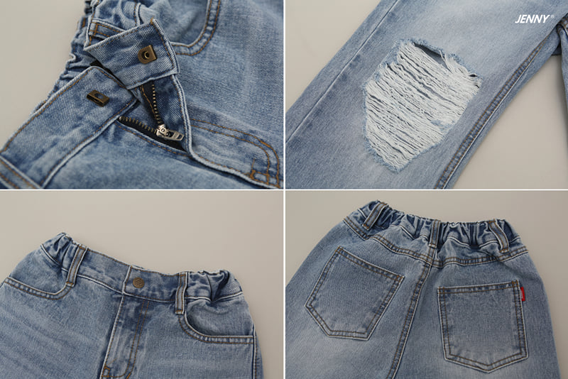 Jenny Basic - Korean Children Fashion - #childofig - 2505 Vintage Denim Pants - 10