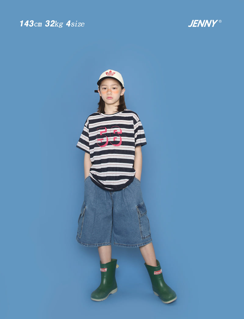 Jenny Basic - Korean Children Fashion - #kidzfashiontrend - 2504 Cargo Denim Shorts - 6