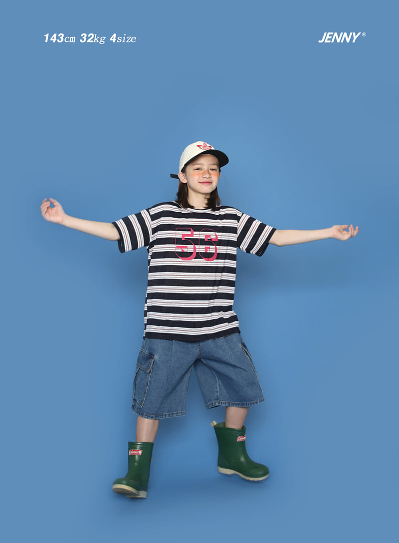 Jenny Basic - Korean Children Fashion - #littlefashionista - 2504 Cargo Denim Shorts - 8