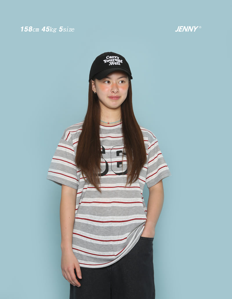 Jenny Basic - Korean Children Fashion - #magicofchildhood - 56 Stripe Tee - 6