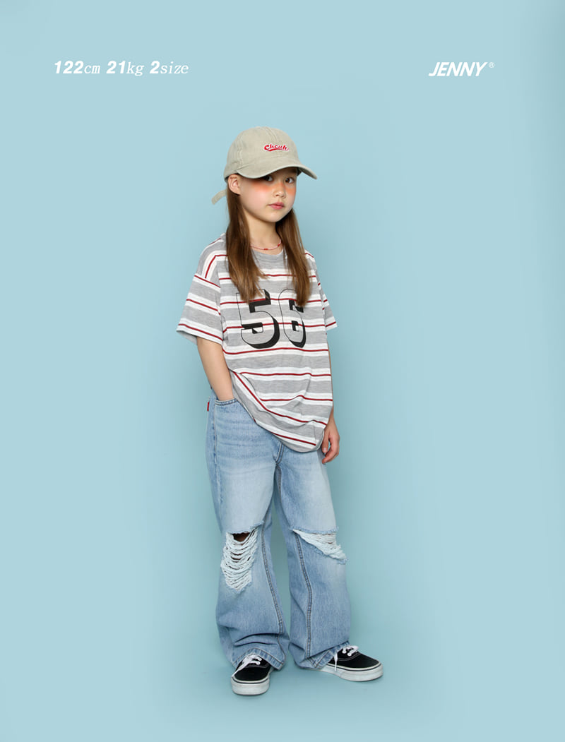 Jenny Basic - Korean Children Fashion - #littlefashionista - 2505 Vintage Denim Pants - 4