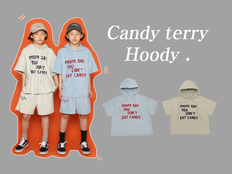 Jenny Basic - Korean Children Fashion - #prettylittlegirls - Candy Terry Hoodie