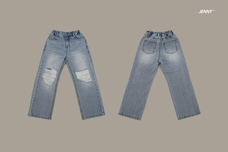 Jenny Basic - Korean Children Fashion - #stylishchildhood - 2505 Vintage Denim Pants - 9