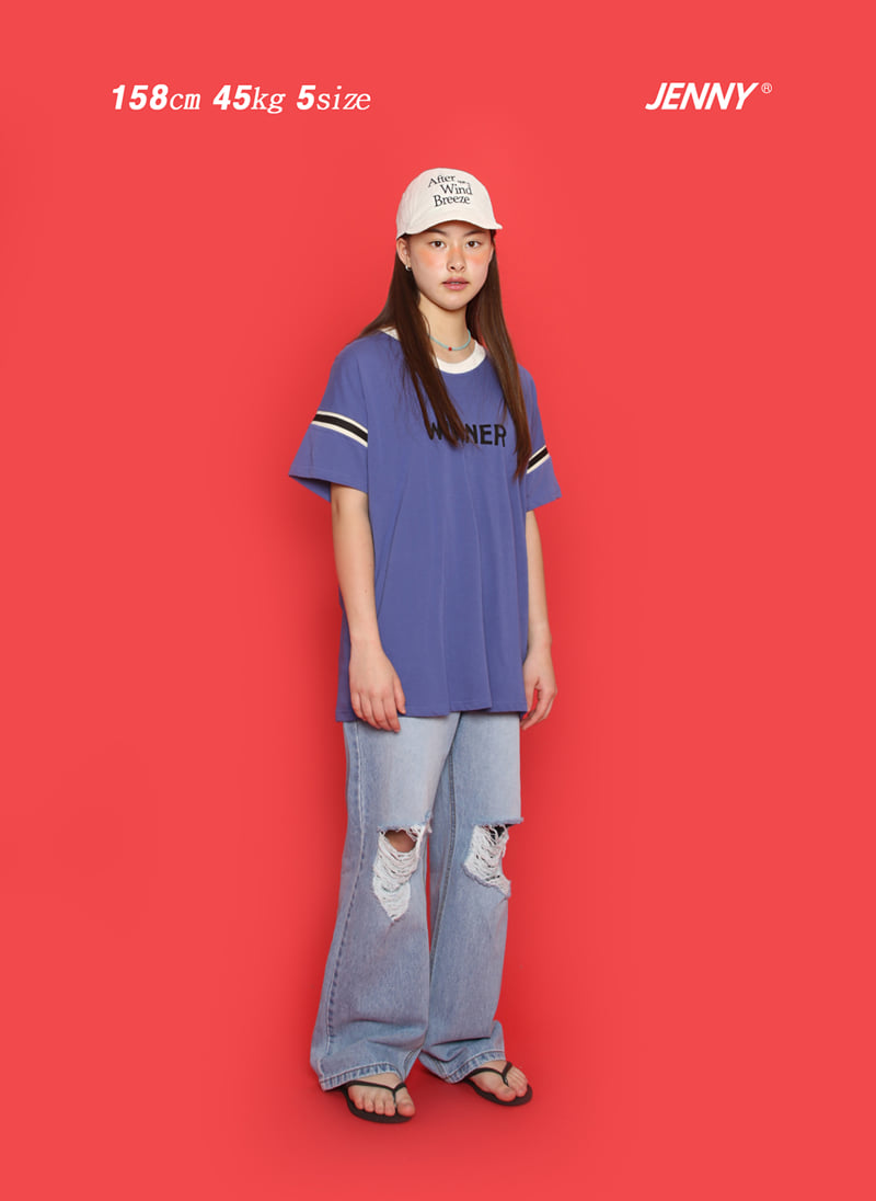 Jenny Basic - Korean Children Fashion - #toddlerclothing - 2505 Vintage Denim Pants - 8