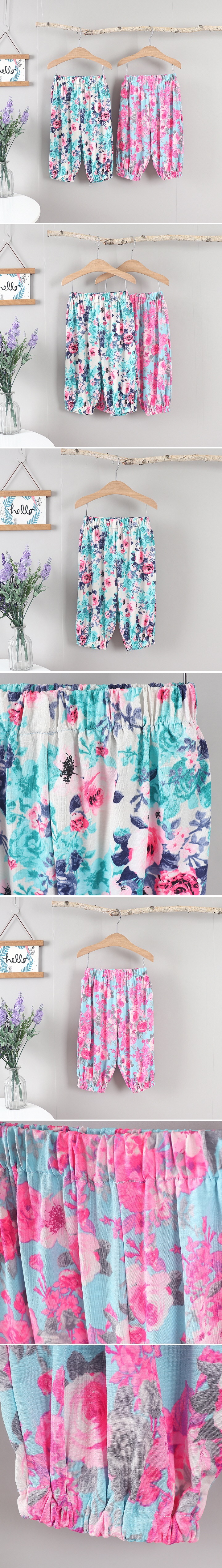 Jierang - Korean Children Fashion - #fashionkids - Flower Refrigerator Pants