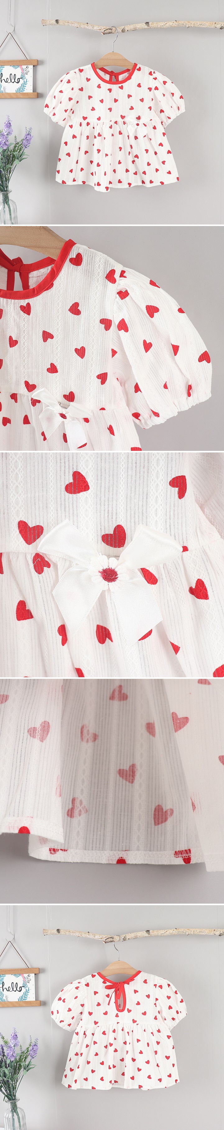 Jierang - Korean Children Fashion - #kidzfashiontrend - Heart Blouse