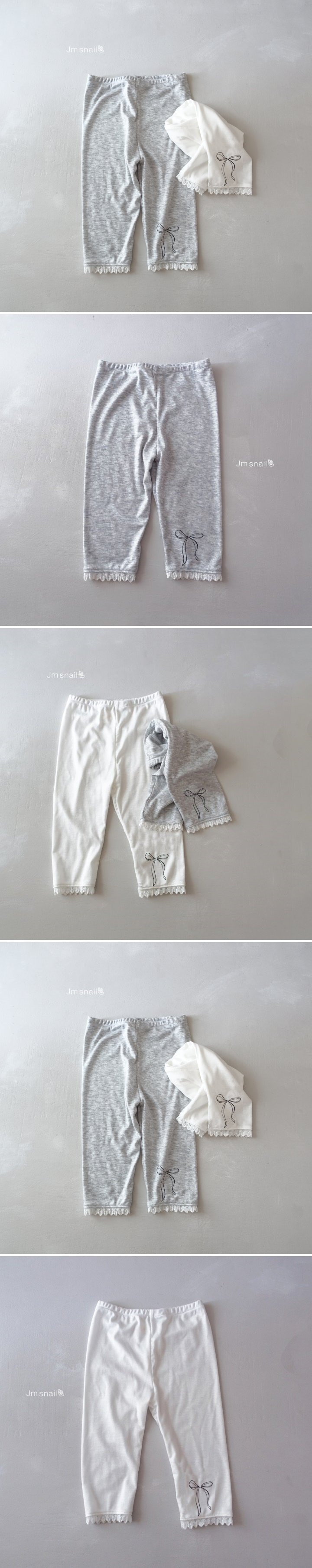 Jm Snail - Korean Children Fashion - #childofig - Tencel Check Ribbon Leggings