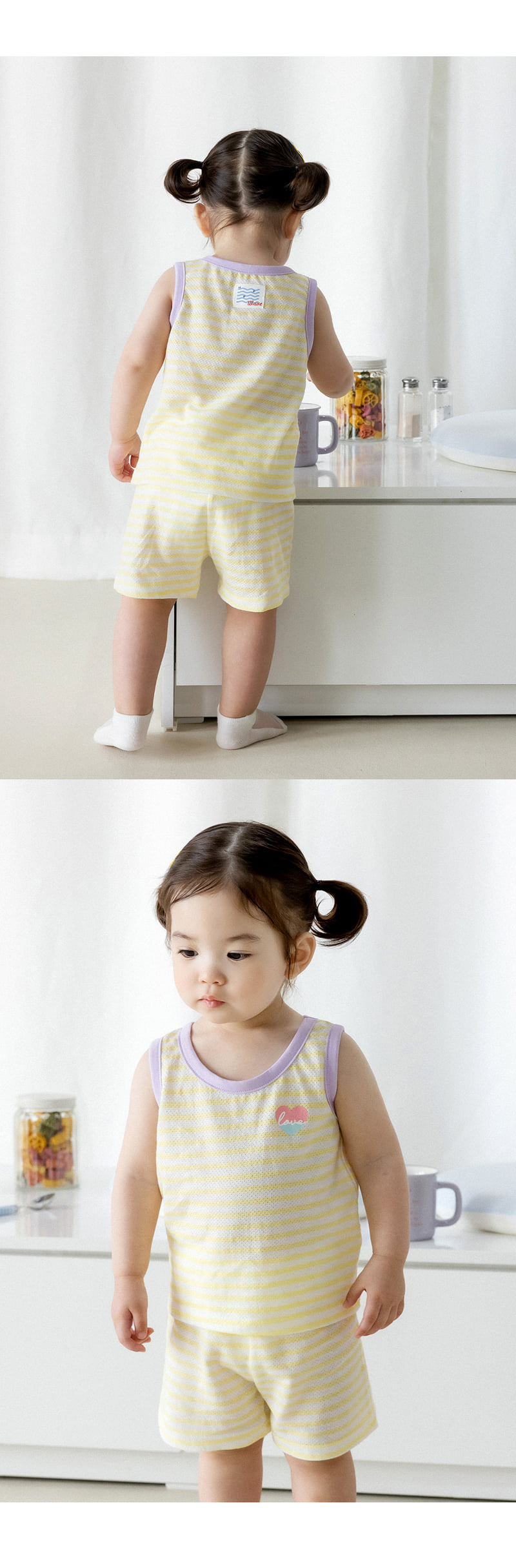 Kids Clara - Korean Baby Fashion - #babyboutique - Mesh Baby Sleeveless Easywear - 3