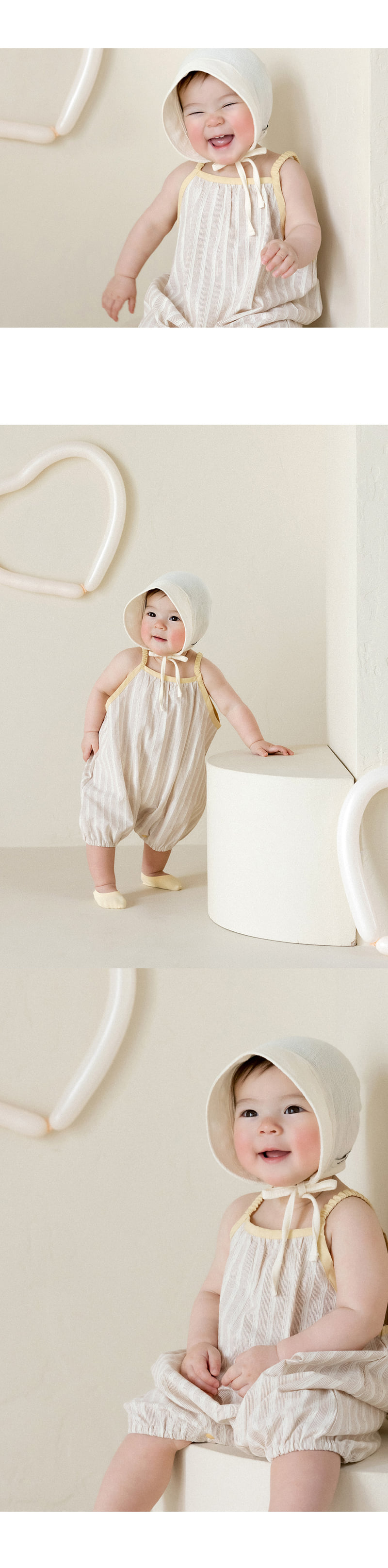 Kids Clara - Korean Baby Fashion - #smilingbaby - Cove Baby Jumpsuit - 4